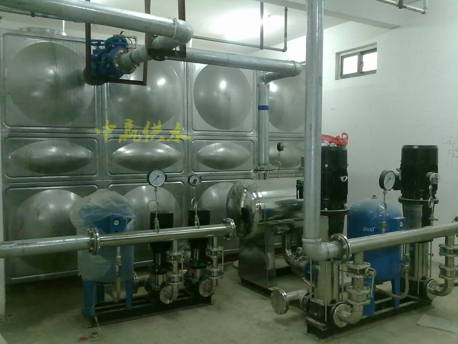 ZYW工廠礦業專用全自動無負壓供水設備(自來水-加壓設備-用水點)產品圖片